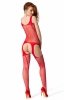Passion BS104 czerwone bodystocking tył